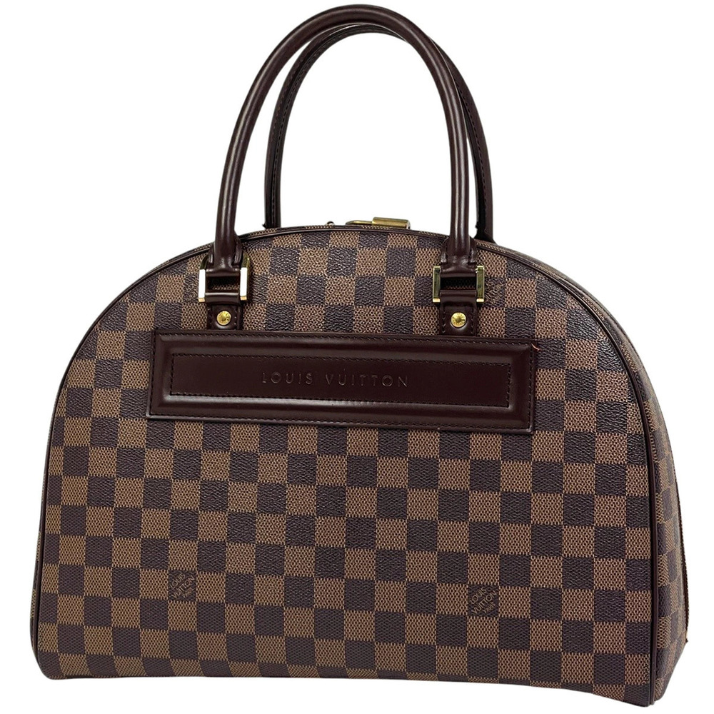 Louis Vuitton Nolita Boston Bag Bowling Handbag Damier Brown